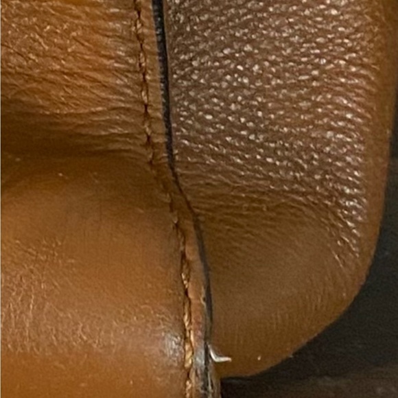 Michael Kors Women's Large Brown Leather Hamilton Crossbody Handbag - Picture 12 of 15